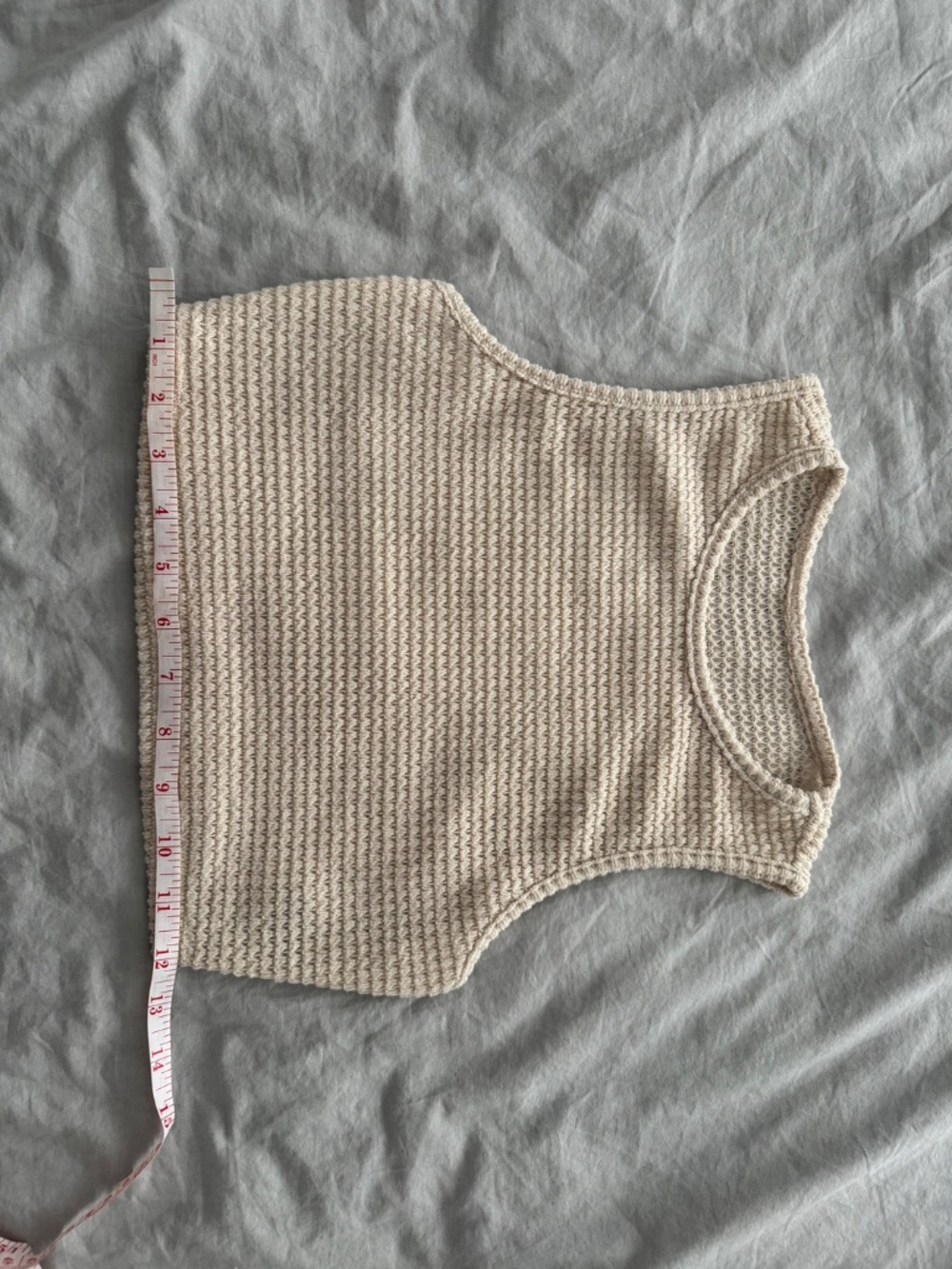 Waffle Crop Top - Picture 4 of 6